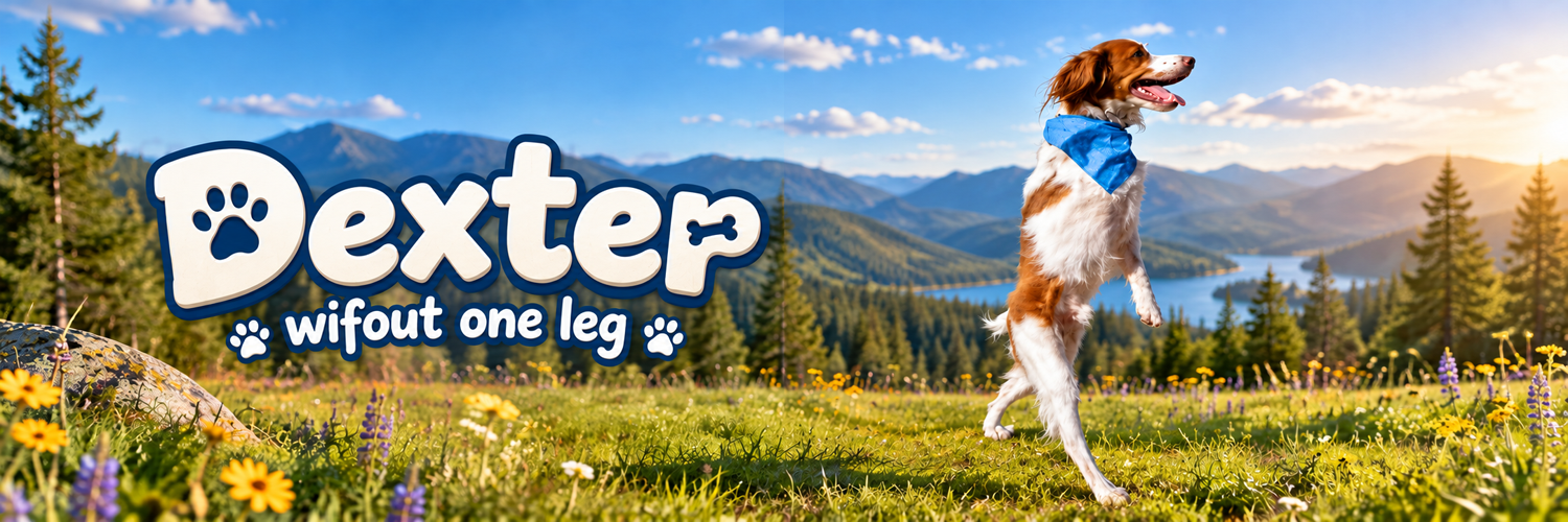 Dexter wifout one leg banner